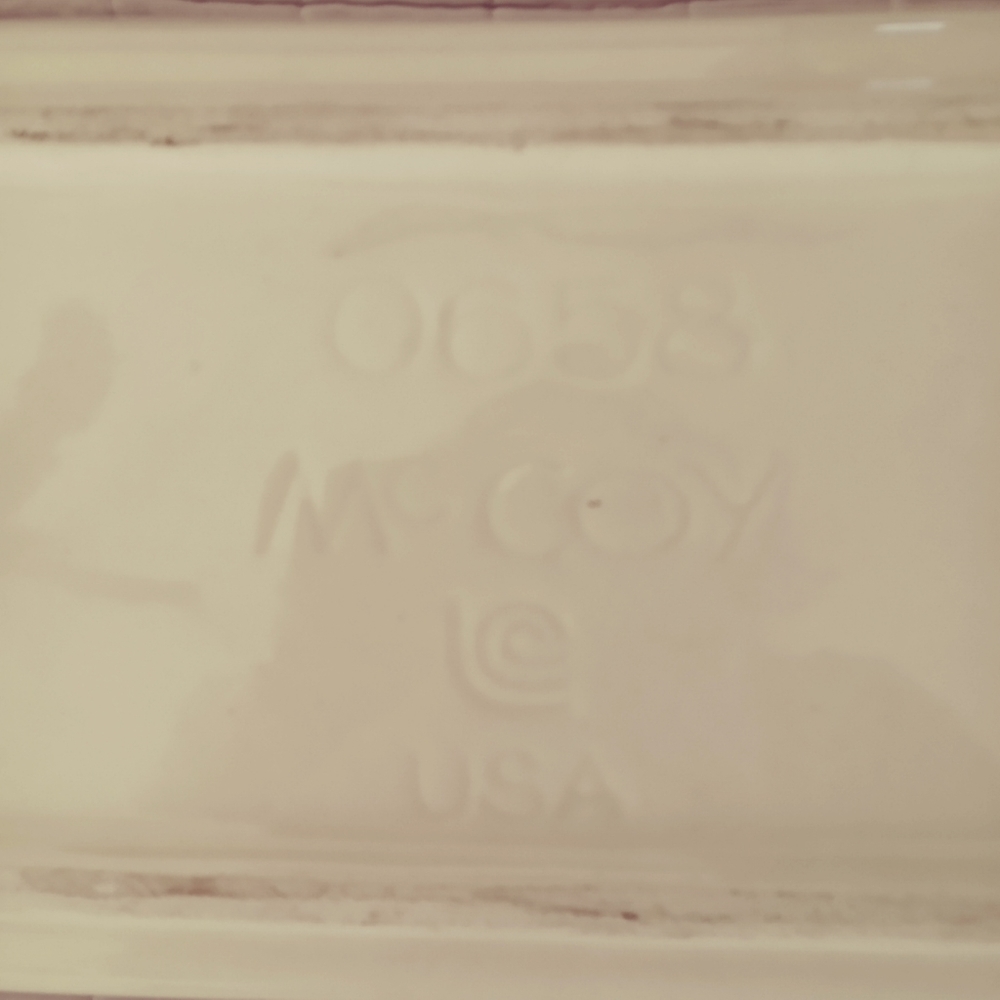 Vintage McCoy Pottery Pane Bread stick Tray Italian Beige 0658 - Picture 4 of 7